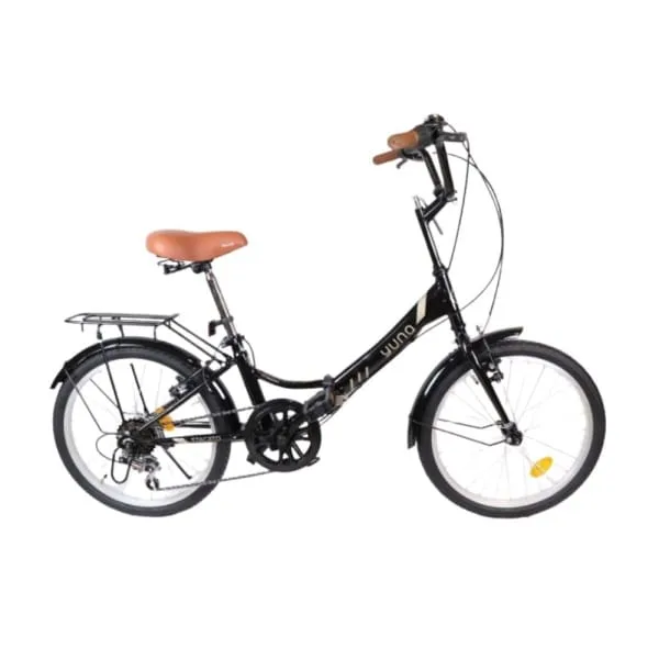 Bicicleta Plegable Aro 20 Negro