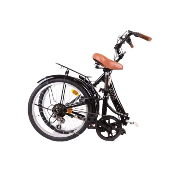 Bicicleta Plegable Aro 20 Negro - Imagen 2