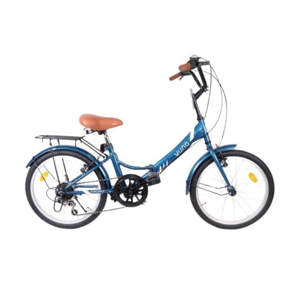 Bicicleta Plegable Aro 20 Azul