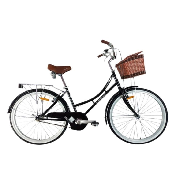 Bicicleta aro 24 vintage Cross negro