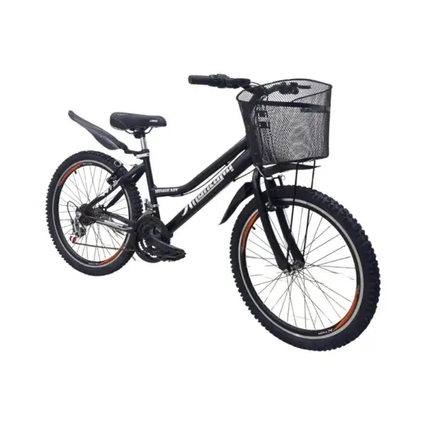 Bicicleta Montañera aro 24 con canasta - Imagen 2