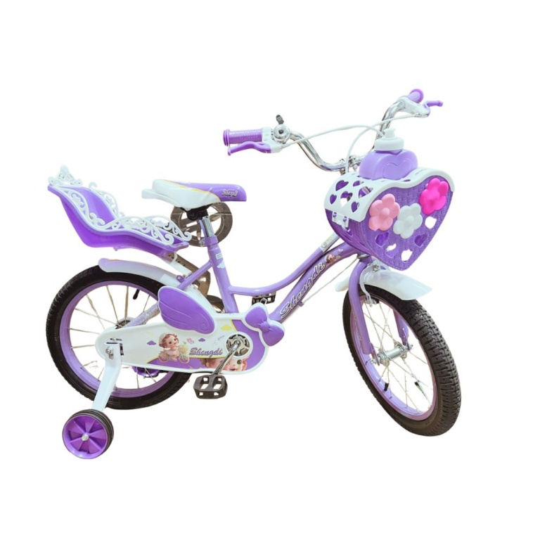 Bicicleta aro 16 para niña violeta