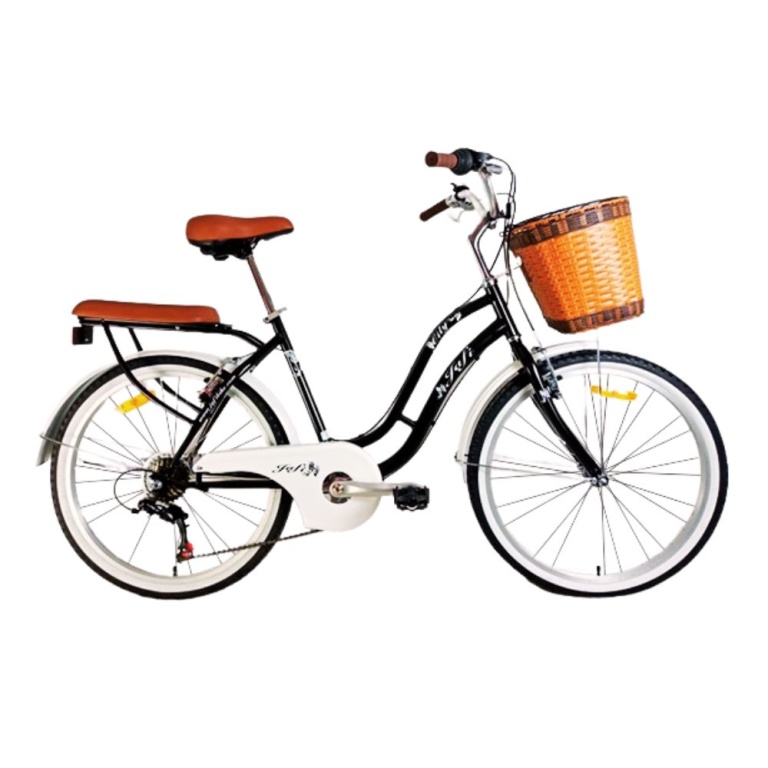 Bicicleta Vintage aro 26 Lady Negro