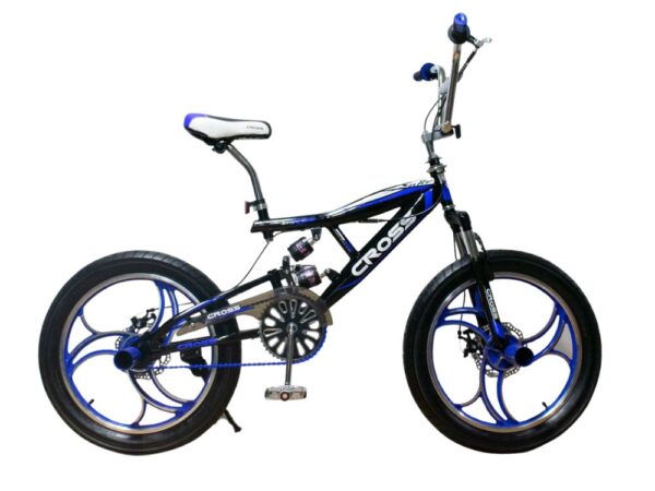 bicicleta bmx triple suspension