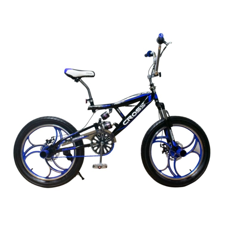 bicicleta bmx triple suspension