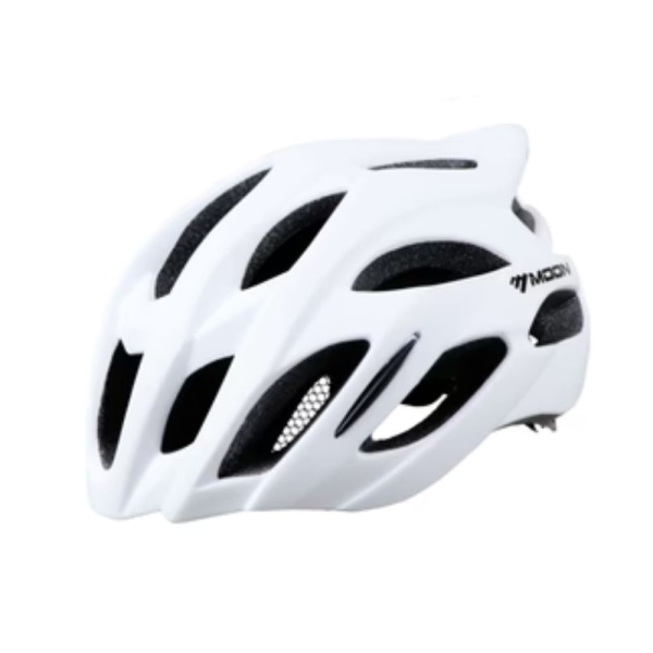 casco ciclista moon blanco